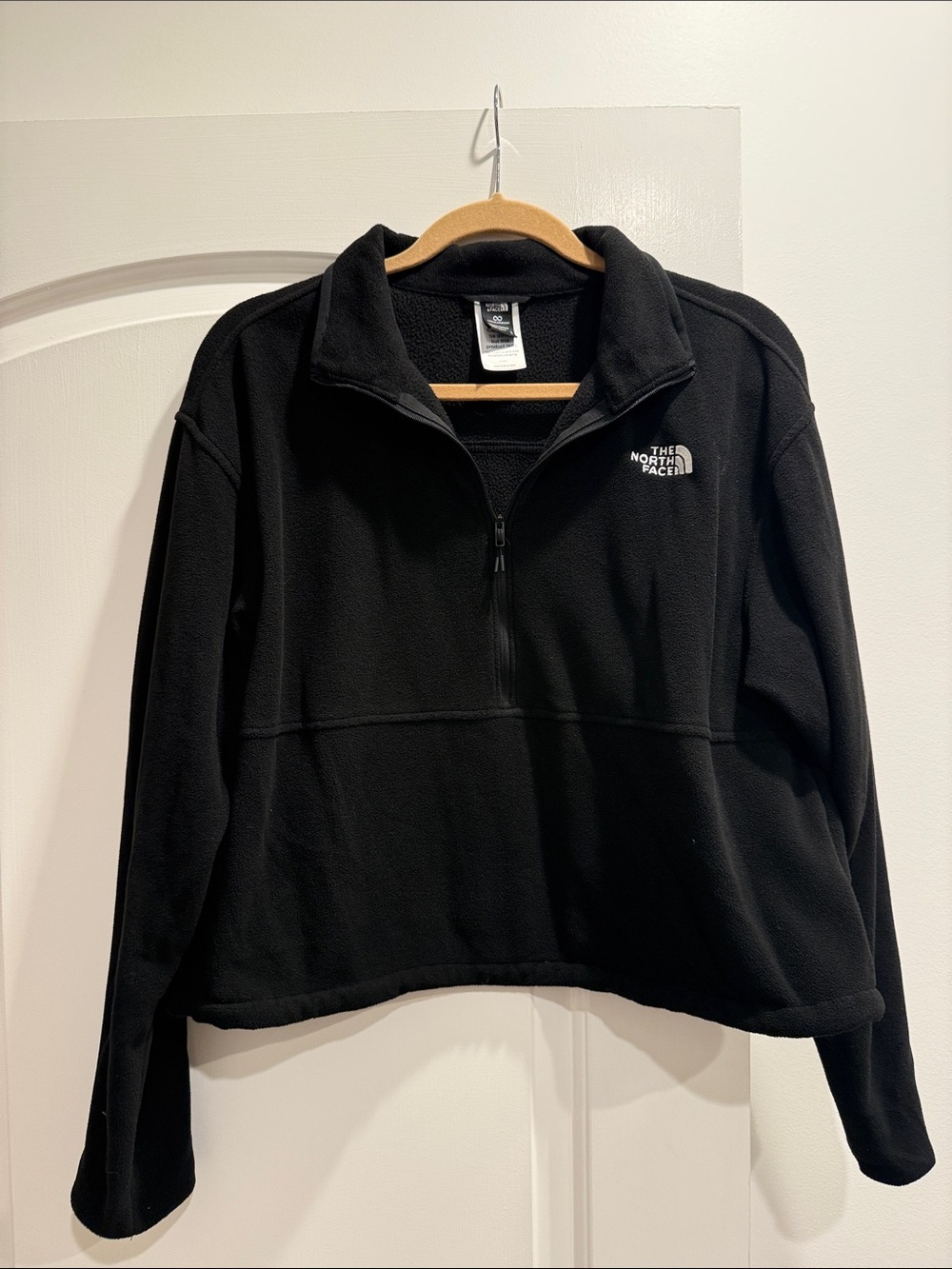 The North Face Women's Black Half-Zip Fleece Pullover